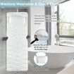 Full Body Bath Pillow, Bath Pillows for tub with Non-Slip Suction Cups, Spa Bathtub Pillow for Head Neck Shoulder and Back Support