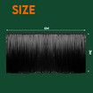 3x6m Black Backdrop Curtain Silk Drape Background Photo Party Wedding Birthday Stage Booth Venue Xmas Decoration