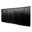 3x6m Black Backdrop Curtain Silk Drape Background Photo Party Wedding Birthday Stage Booth Venue Xmas Decoration