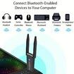 AC1300Mbps USB Wifi Dongle for PC,2 Antennas USB Wifi Adapter,Dual Band 5dBi 5GHz USB Wifi Computer Internet Adapter for PC/Tablet/Laptop Support Window and IOS