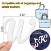 Letter Charms for Bogg Bag,Alphabet Lettering Accessories Charms Compatible with Bogg Bag Original All Models,Insert Decorative Letter for Handbag Beach Tote Bag (W)