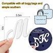 Letter Charms for Bogg Bag,Alphabet Lettering Accessories Charms Compatible with Bogg Bag Original All Models,Insert Decorative Letter for Handbag Beach Tote Bag (M)