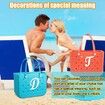 Letter Charms for Bogg Bag,Alphabet Lettering Accessories Charms Compatible with Bogg Bag Original All Models,Insert Decorative Letter for Handbag Beach Tote Bag (K)