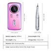 45000RPM Electric Nail Drill Machine Professional Nail Drills for Gel Nails Polish Rechargeable Portable Nail File Manicure Tool Color Pink