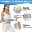 Back Support Belt for Women and Men, Lower Back Support for Herniated Disc, Removable Supports Belt,Suitable for Waist 80-95 CM