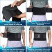 Lumbar Support Belt, Back Support for Lifting, Scoliosis, Herniated Disc, Lower Back Support with Adjustable Straps and Removable Lumbar Pad for Men Women(X/XL)