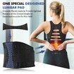Lumbar Support Belt, Back Support for Lifting, Lower Back Support with Adjustable Straps for Men Women,L Size (Suitable for Waist 93-100 CM)