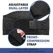 Lumbar Support Belt, Back Support for Lifting, Lower Back Support with Adjustable Straps for Men Women,L Size (Suitable for Waist 93-100 CM)