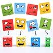 Wooden Face Changing Magic Cube Game Expression Puzzle Building Blocks Pattern Matching EducationalToy Board Games Christmas Party  Birthday Gift