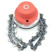 Lawn Mower Chain Weed Trimmer Head 65Mn Grass Brush Cutter Weed Eater Blade Outdoor Garden Tools Universal Color Red