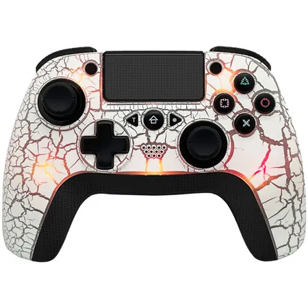 Controller for PS4, Remote Gamepad with Unique Cracked Design/8 ...