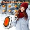 Rechargeable Hand Warmer,10000Mah Electric Hand Warmers,Quick Charge And 3 Levels,Portable Hand Warmer Power Bank For Outdoors,Camping Color Black