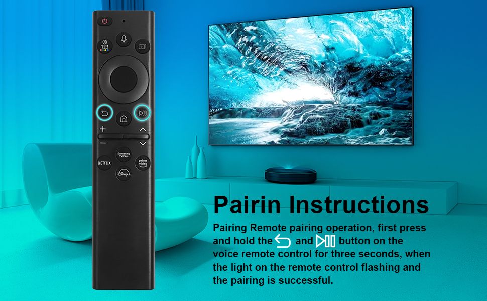 BN59-01385A Solar TV Remote Replacement for Frame TV Remote