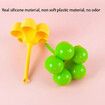 Egg Boiler Holder Heat-resistant Silicone Egg Steamer Tray With 5 Grids Eggs Poaching Boiling Cooker Rack Kitchen Egg Tools Color Green