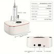 Professional Electric Nail Drill Machine Set, Nail File Set For Home And Salon, Nail Buffer Manicure Pedicure Polishing Tools-White