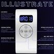 2 in 1 Portable Electric Nail Drill 35000 RPM Electrical Professional Nail File Kit, Nail Dryer UV Lamp Manicure for Acrylic, Gel Nails-White
