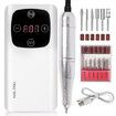 45000RPM Nail Drill Machine 3-in-1 Portable Nail Drill and Dryer Electric Professional Nail Lathe with UV LED Lamp Manicure Care