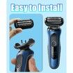 Shaver Replacement Head Series 5 6 Compatible 2Pcs Braun Foil 53B 5020cs 5018s 5035s 5049cs 5050cs 6020s 6040cs 6075cc 6072cc 6090cc Grooming Essentials