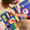 Busy Board,Educational Activity Board,Montessori Busy Board for Developing Sensory,Learning Motor Skills,Expanding Brain Thinking,Travel Toys for Boys Girls Gifts