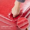 La Bella Storage Ottoman Bench Seat 97cm Chest Couch Stool PU Leather - Red