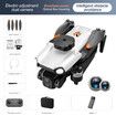 Professional Drone 8K With Dual Camera 5G WIFI Smart Obstacle Avoidance FPV Brushless Motor RC Quadcopter Mini Drone Color Grey