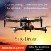 Professional Drone 8K With Dual Camera 5G WIFI Smart Obstacle Avoidance FPV Brushless Motor RC Quadcopter Mini Drone Color Grey