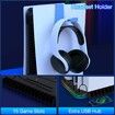PS5 Slim Stand Cooling Station for Playsation 5 Slim Console Disc/Digital,PS5 Accessories Cooling Stand