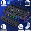 PS5 Slim Stand Cooling Station for Playsation 5 Slim Console Disc/Digital,PS5 Accessories Cooling Stand