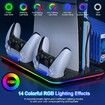 PS5 Slim Stand Cooling Station for Playsation 5 Slim Console Disc/Digital,PS5 Accessories Cooling Stand
