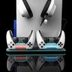 PS5 Slim Stand Cooling Station for Playsation 5 Slim Console Disc/Digital,PS5 Accessories Cooling Stand