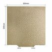 3D Printing PEI Sheet Build Plate 235x235mm Double Sided Smooth Textured Surface Ender 3 Magnetic Spring Steel Bed