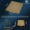 3D Printing PEI Sheet Build Plate 235x235mm Double Sided Smooth Textured Surface Ender 3 Magnetic Spring Steel Bed