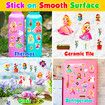 Princess Sticker Book Reusable Sticker Books for Toddlers 2-4 Years Preschool Learning Waterproof Vinyl Stickers Books