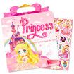 Princess Sticker Book Reusable Sticker Books for Toddlers 2-4 Years Preschool Learning Waterproof Vinyl Stickers Books