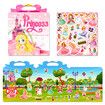 Princess Sticker Book Reusable Sticker Books for Toddlers 2-4 Years Preschool Learning Waterproof Vinyl Stickers Books