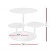 5-Star Chef Cake Stand 5 Tiers Acrylic Holder Display Round Clear Wedding Party