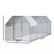 i.Pet Chicken Coop Cage Run Rabbit Hutch Large Walk In Hen House Cover 2mx8mx2m