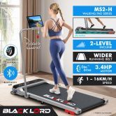BLACK LORD Treadmill Electric Walking Pad Home Office Incline Foldable Silver