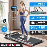 BLACK LORD Treadmill Electric Walking Pad Home Office Incline Foldable Silver