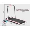 BLACK LORD Treadmill Electric Walking Pad Home Office Incline Foldable Pink