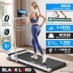 BLACK LORD Treadmill Electric Walking Pad Home Office Incline Foldable White