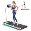 BLACK LORD Treadmill Electric Walking Pad Home Office Incline Foldable White