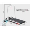 BLACK LORD Treadmill Electric Walking Pad Home Office Incline Foldable White