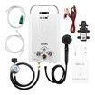 Maxkon Gas Water Heater 9 in 1 10L Outdoor Portable Camping Shower Instant Hot Heating System White with Pump