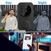 Video Doorbell Camera Wireless, Indoor Ding Dong Machine, APP Remote Call, Infrared Night Vision, Two Way Voice Capture