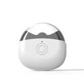 LED Light Automatic Electric Nail Clippers with Nail Debris Storage, USB Rechargeable Safety Nail Trimmer, Electric Nail File,White