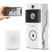 Wireless doorbell Camera,Smart doorbell Surveillance,2-Way Audio,Night Vision Home Doorbell Camera for Homes,Apartments,Offices,2.4Ghz WiFi Only