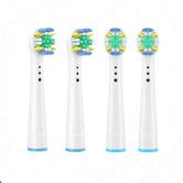 Replacement Brush Heads for Oral B Compatible Electric Toothbrush Heads, 4 Floss