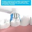 Replacement Brush Heads for Oral B Compatible Electric Toothbrush Heads, 4 Floss