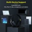 2.4GHz Wireless Gaming Headset with Mic for PS5, PS4, PC, Mac, Playstation 4 5
